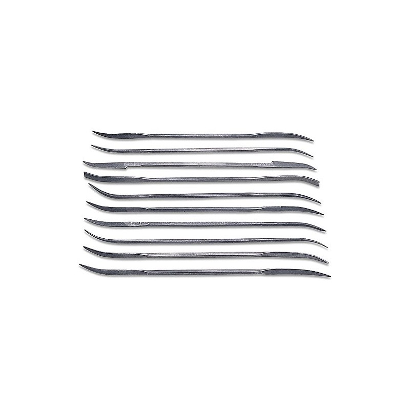 Double Ended Wax Riffler Set, Set of 10 | FIL-991.00