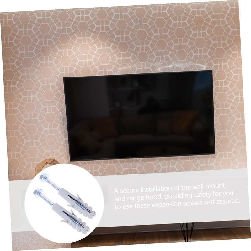Mobestech 10sets Tv Mount Anchors and Screws for Easy Installation