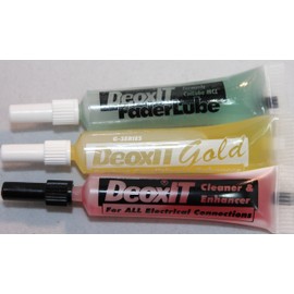 Caig DeoxIT, Gold, Fader - 3 x 2ml Squeeze Tubes, 100% Solution - 1 Each of D100L, G100L, F100L