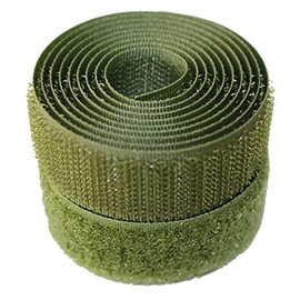 Olive 20mm Sew-on Hook & Loop Tape Alfatex® Brand supplied by the Velcro Companies - Various Lengths (Length: 1m)