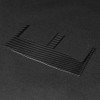Carbon Fiber Central Control Air Vent Trim Decor Sticker Fits