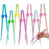 10 Pairs Reusable Chopstick Helpers Dishwasher Safe Training Chop sticks