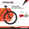 Top Brake BD21 Disc Mountain Bike Brake Pads Compatible with