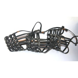 Light leather Dog Muzzle for Dogue de Bordeaux and Bullmastiff and Other