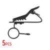 Andoer EY-J03 5pcs 6mm Wired Lapel Mic Microphone Tie Clip