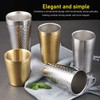 2pcs 304 Stainless Steel Pint Cup Hot Cold Drinking Cup