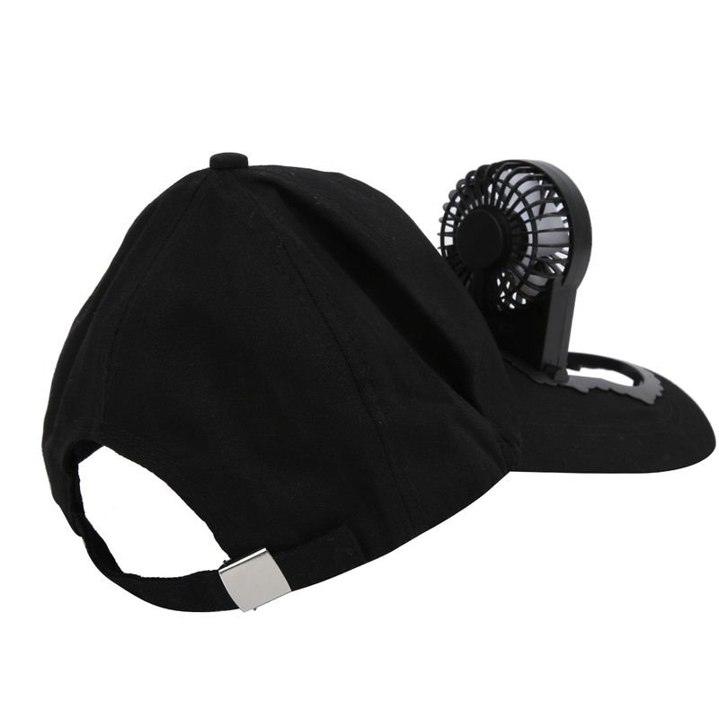 Portable USB Rechargeable Fan Hat Adjustable Adult Unisex Sun UV