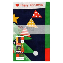 Hamamonyo Picture Tenugui Christmas Patchwork