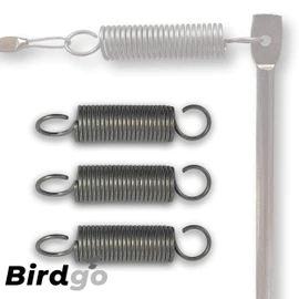 Birdgo 10 x Standard Stainless Steel Springs for Bird Post & Wire Ledge Control Systems - Keeps Pigeon Wire Under Tension