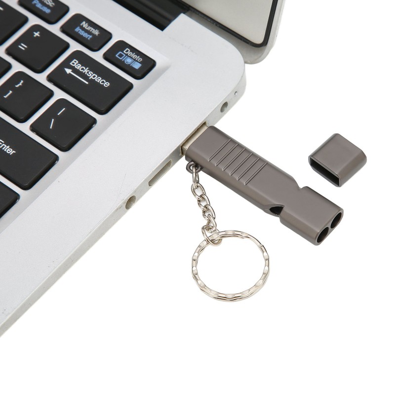 Whistle Flash Drive SOS Outdoor Waterproof 120dB Sound Multifunction Zinc