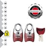 Masterlock - Cadenas s'entrouvrant fusion coloris assortis / 2 -