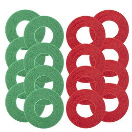 ZIMISI Car Battery Terminal Anti-Corrosion Washers, Auto Battery Post Fiber Shim, 4 Red & 4 Green Vehicle Batteries Top & Side Terminal Protectors (16PCS)