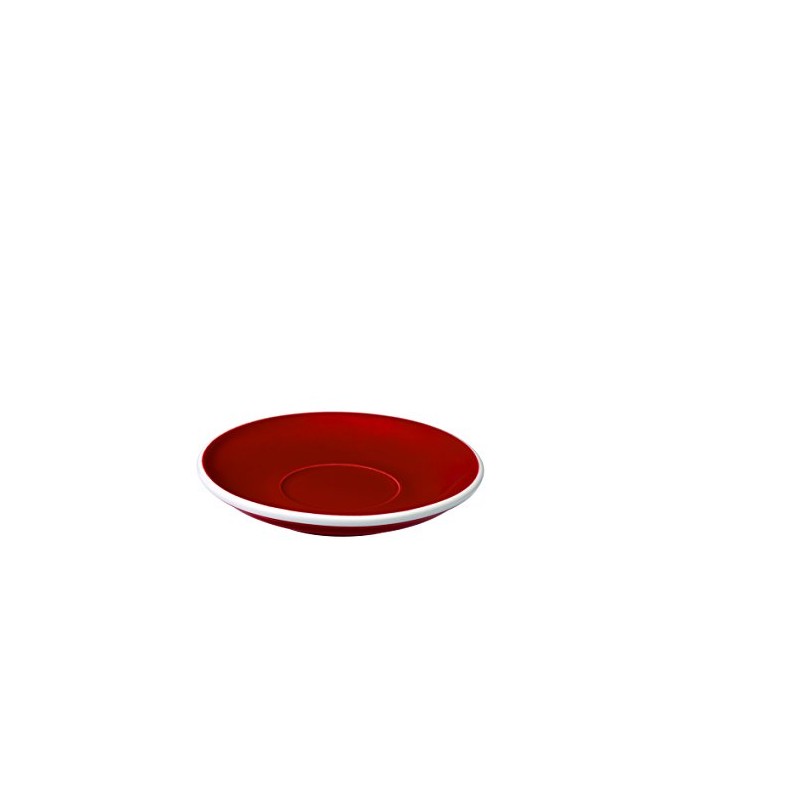LOVERAMICS Egg 15.50cm Café Latte Saucer Red