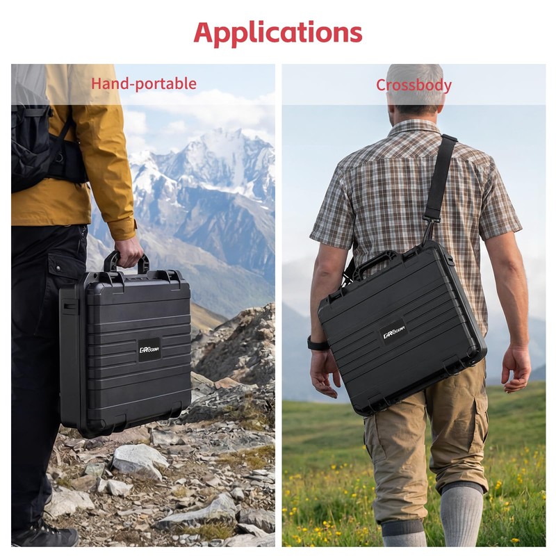 Drogear Waterproof Hard Carrying Case for DJI Neo 2/Neo 1