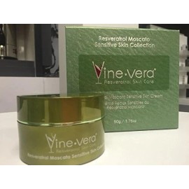 Vine Vera Resveratrol Moscato Sensitive Skin Cream 50g/1.76oz