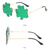 IKANOO St. Patrick's Day Irish Shamrock Sunglasses for Women Men