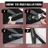 OTUAYAUTO Rear Wiper Back Arm Blade Set - Replacement for