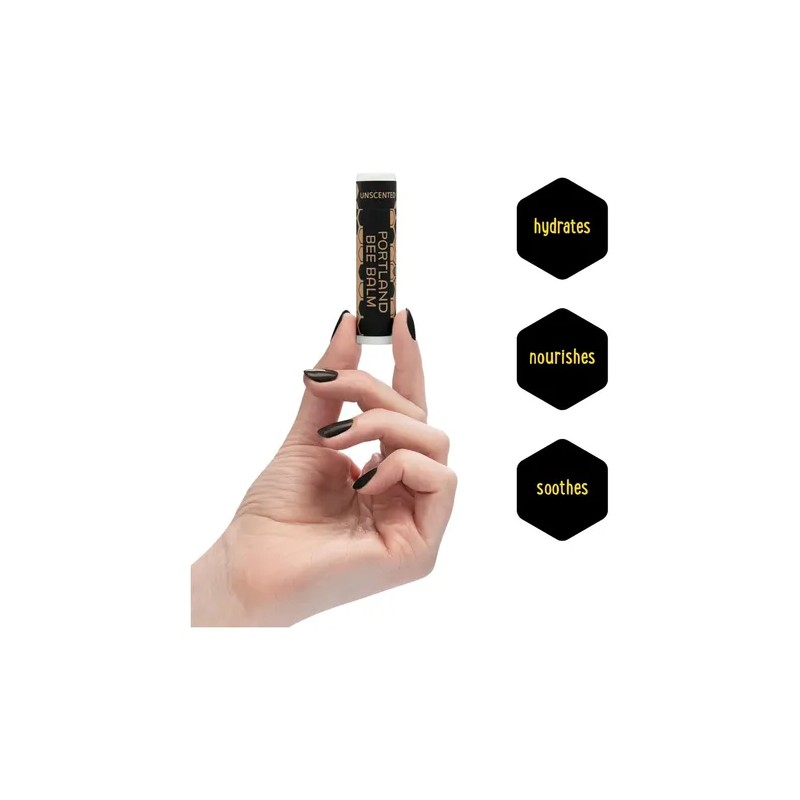 Bálsamo Labial Portland Bee Balm, Totalmente Natural, Hecho
