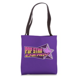 Pop Star Energy Retro 80s Music Aesthetic Vaporwave Vibes Tote Bag