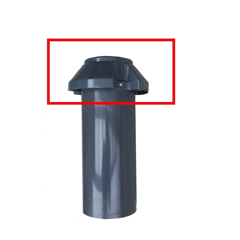 Weather Cap/Ventilation Hood DN 100, Extractor Hat, Ventilation Mushroom, Garage,