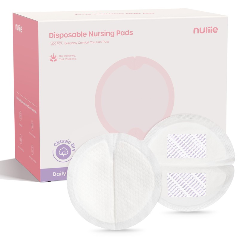 Nuliie - almohadillas para orejas desechables de lactancia superabsorbentes y