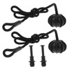 ABOOFAN 2sets Elastic Bungee Cord Hooks Trunk Partition Rope Snap