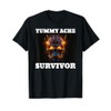 Skeleton Tummy Ache Survivor Funny Meme T-Shirt