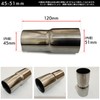 Moderno La Tail Conversion Pipe Muffler Pipe Joint Stainless Steel