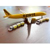 1:400 Model Airport Accessories - 16 Piece Baggage Cart &