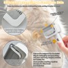 XIFOWE Cat Brush for Long-haired Cats, Pet Combing Brush for