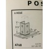 Generic 6-Hole Post Bases for Unistrut / B-Line Channel Strut