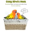 PandaPetals Bird Nest Bed Parrot House with Liner Hanging Bird
