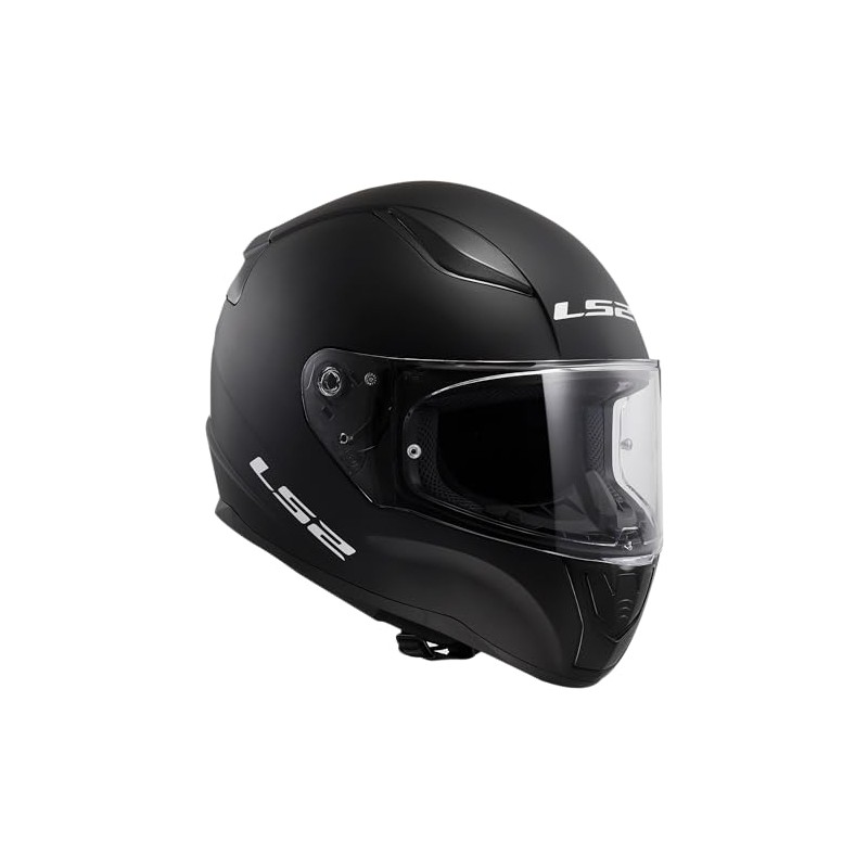LS2, Casco Moto Integral Rapid II Solid Matt Black
