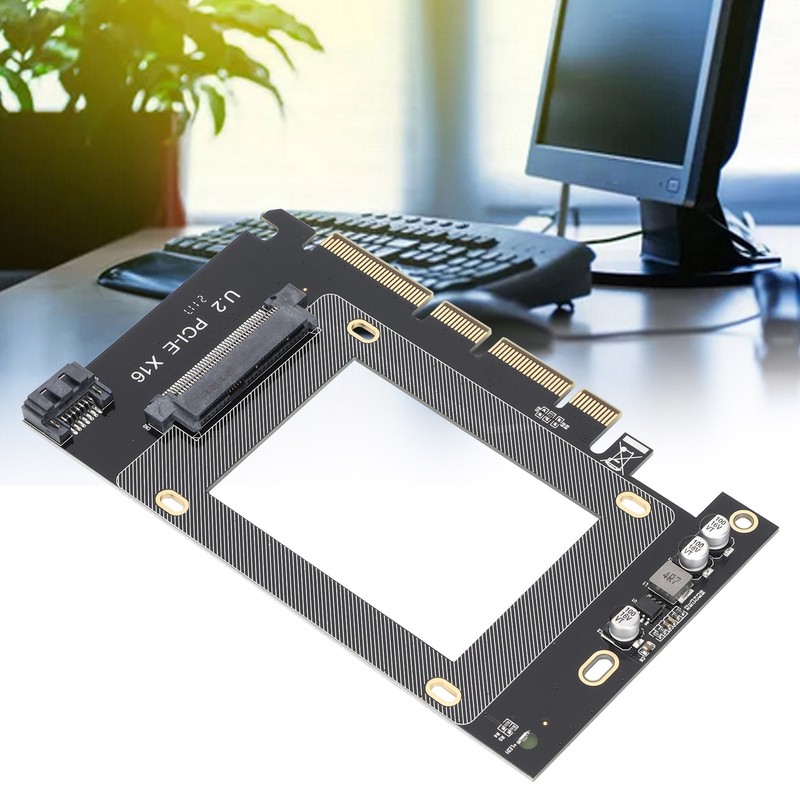JEYI Adapter Card PCIE X16 to U.2 SFF8639 to SSD
