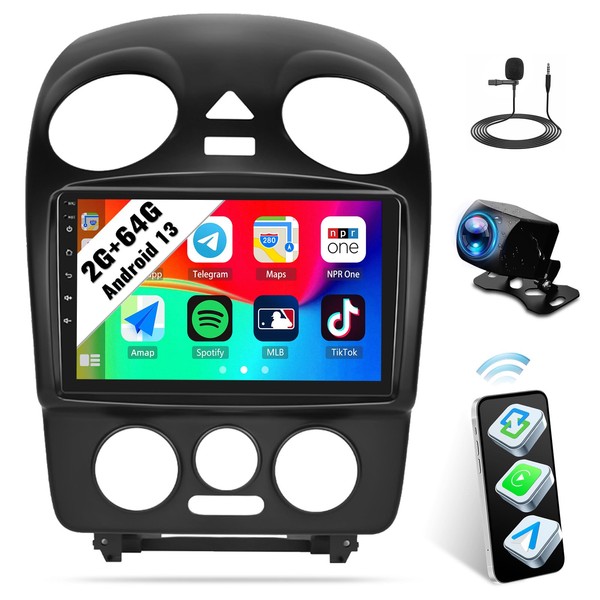 SIXWIN Android Car Stereo for VW Volkswagen Beetle 2004-2010 with