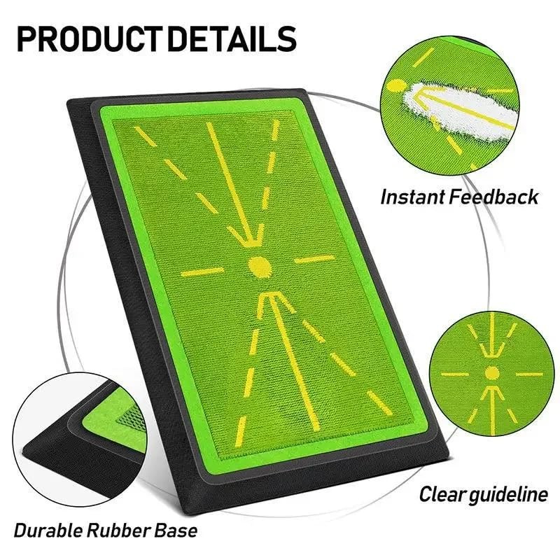 Golf Practice Mats, Golf Hitting Swing Path Mats Feedback with