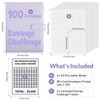 SKYDUE 100 Envelopes Money Savin Challenge Binder, A5 Money Saving