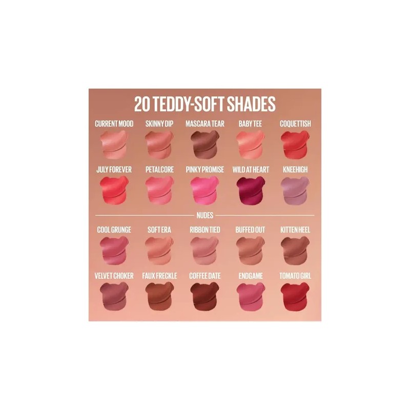 Labial Teddy Tint Maybelline 110 Faux Freckle