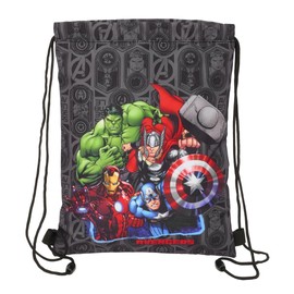 Avengers Ventta Kids Flat Backpack Ideal for Children of Different Ages Comfortable and Versatile Quality and Resilience 26 x 34 cm Black M Casual, black, M, Casual