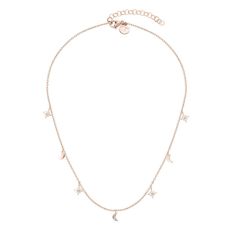 Tamaris Necklace TJ-0099, Stainless Steel, Cubic Zirconia