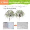 2Pcs Large 10x10FT Fruit Tree Netting with Zipper, Drawstring -