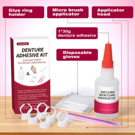 Dental Lab Instant Bonding Dental Glue (1oz), Repair Cracks & Secure Loose Teeth, Experience a Secure Bond That Lasts from Days to Weeks