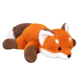 Ditucu Weighted Stuffed Animals 0.6 lbs Weighted Fox Plush Toys Cute Soft Plushies Gifts for Kids 11 inch