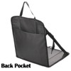 Pozico Portable Stadium Seat Cushion with Backrest for Bleacher, Lightweight