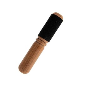 NKlaus 18 cm Singing Bowl / Clapper with Leather Handle - Ideal for Precise and Gentle Singing Bowl Sounds, Durable and Robust, Provides Clear and Harmonic Tones in Any Ceremony 16546