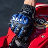 ILM Motorcycle Gloves, Leather (Genuine Leather), For Spring, Summer, Autumn,