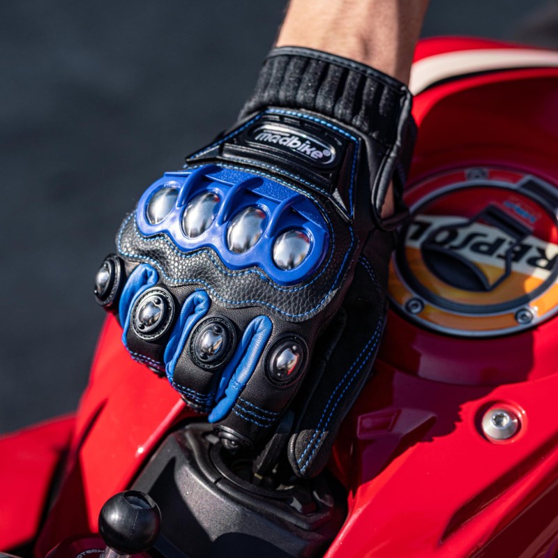 ILM Motorcycle Gloves, Leather (Genuine Leather), For Spring, Summer, Autumn,