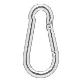 Carabiner Hooks Steel Carabiner with Snap Hooks Pack of 20 6 mm x 60 mm