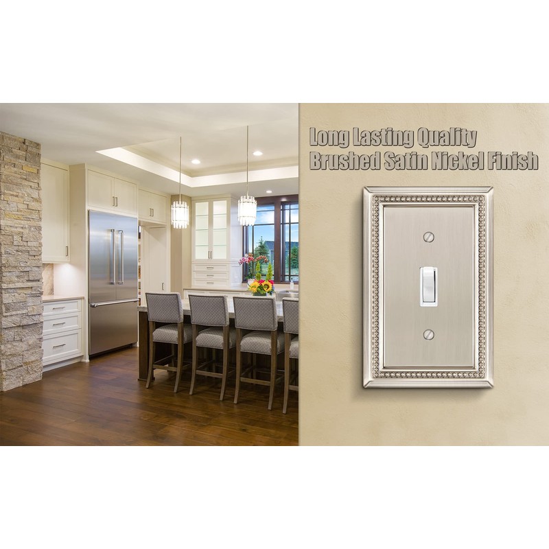 Henne Bery Sunken Pearls Heavy Duty Decorative Wall Plate Switch