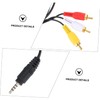 KOMBIUDA 2Pcs Male to Male Audio Splitter Cable Cable for